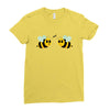 boo bees Ladies Fitted T-Shirt