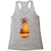 pineapple and beach Racerback Tank