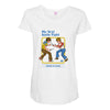 my first knife fight Maternity Scoop Neck T-shirt