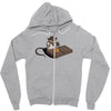 indiana mouse Zipper Hoodie