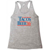 tacos  beer '16 Racerback Tank