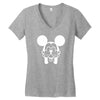 fresh fingers mickey mouse scoop Women's V-Neck T-Shirt