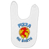 pizza on earth Baby Bibs