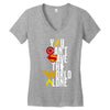 you can't save the world alone Women's V-Neck T-Shirt