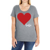 Bestie Ladies Curvy T-Shirt