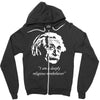 albert einstein's non believer Zipper Hoodie