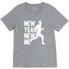 new year, new me running fitness V-Neck Tee
