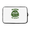 sloth so hard Laptop sleeve