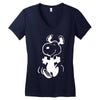 snoopy peanuts woodstock cartoon&amp;fumetti Women's V-Neck T-Shirt
