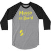 Muggle On Board Yellow 3/4 Sleeve Shirt