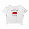 from my head tomatoes Crop Top