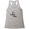I LOVE YOU Racerback Tank