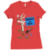 looney tunes genius at work Ladies Fitted T-Shirt