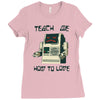 teach me how to love Ladies Fitted T-Shirt