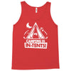 white ink camping is in tents funny Tank Top