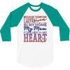 my mom is in heaven forever 3/4 Sleeve Shirt