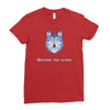 alpha wolf Ladies Fitted T-Shirt