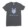 alpha wolf Ladies Fitted T-Shirt