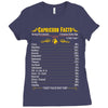 Capricorn Facts Zodiac Ladies Fitted T-Shirt