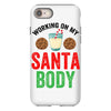 working on my santa body iPhone 8