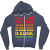 black lives matters, women's rights are human rights Zipper Hoodie