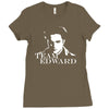 twilight  bella jacob edward film  fun Ladies Fitted T-Shirt