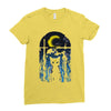 moon visitor Ladies Fitted T-Shirt