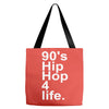 90's hip hop music Tote Bags