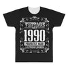 vintage made in 1990 perfectly aged a living legend All Over Men's T-shirt