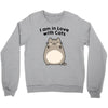 i am in love with cats Crewneck Sweatshirt