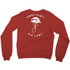 drop fast die last back Crewneck Sweatshirt