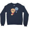 hot bear balloon Crewneck Sweatshirt
