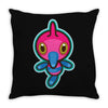 dubious disc Throw Pillow