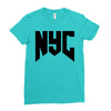 nyc new york city Ladies Fitted T-Shirt
