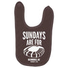sundays are for football foot ball Baby Bibs