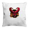 lil hellboy Throw Pillow