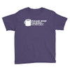 please stop talking it's too early coffee Youth Tee