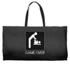 game over baby Weekender Totes