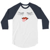 Eyelash And Lips 3/4 Sleeve Shirt