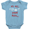 stephen we all float down here movie scene baloon Baby Bodysuit