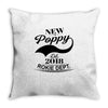 New Poppy 2018 Rokie Dept. Throw Pillow