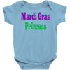 mardi gras princess Baby Onesie