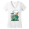 bombasaur Women's V-Neck T-Shirt