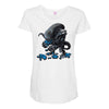 alien eats alien Maternity Scoop Neck T-shirt