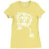 a skeleton crawling Ladies Fitted T-Shirt