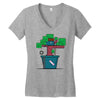 plant house Women's V-Neck T-Shirt