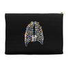 skeleton christmas tree Accessory Pouches