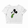 mickey puke Crop Top