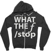 what the f stop Zipper Hoodie