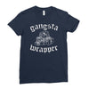 gangsta wrapper Ladies Fitted T-Shirt